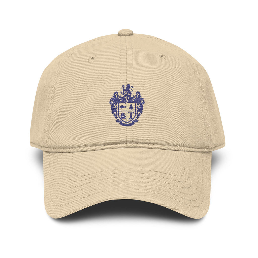 The Colony - Vintage Washed Cap featuring premium embroidery on a beige structured hat.