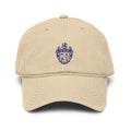 The Colony - Vintage Washed Cap featuring premium embroidery on a beige structured hat.