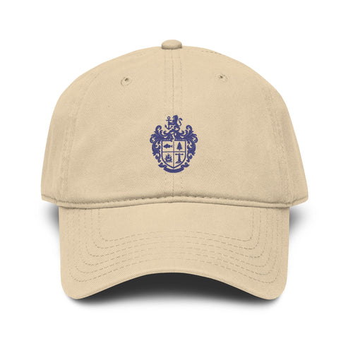 The Colony - Vintage Washed Cap featuring premium embroidery on a beige structured hat.